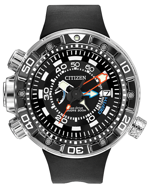 Promaster Aqualand 200M Men s Eco Drive Black Dive Watch CITIZEN